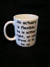 Actuary Flexible Mug, 11oz, Ceramic