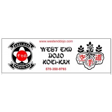 Vinyl Sticker West End Dojo