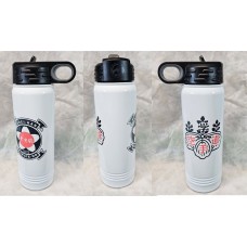 Koei-Kan 20 oz. White Stainless Steel Polar Camel Water Bottle